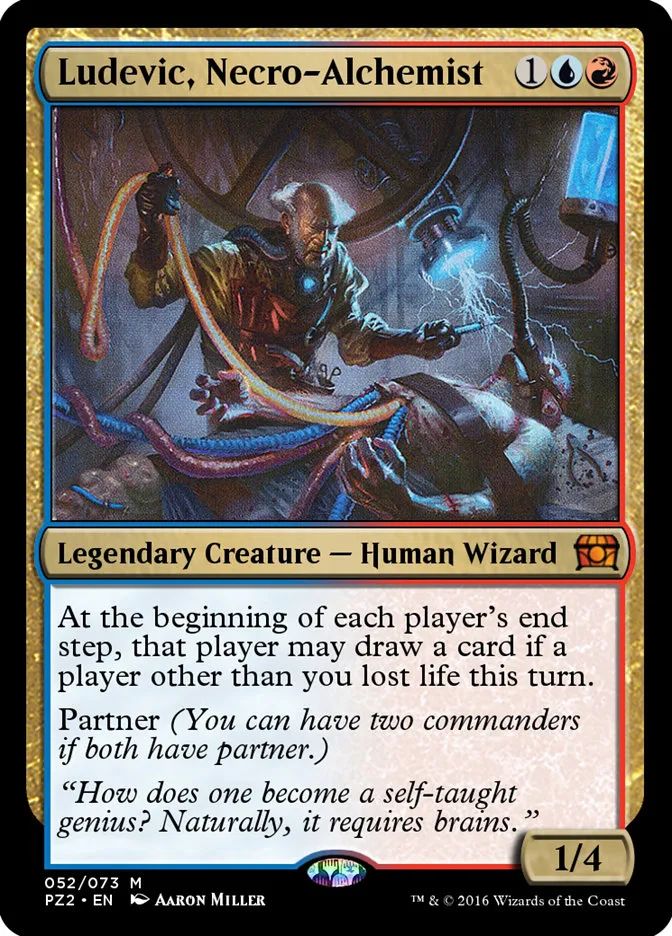 Ludevic, Necro-Alchemist Front Face