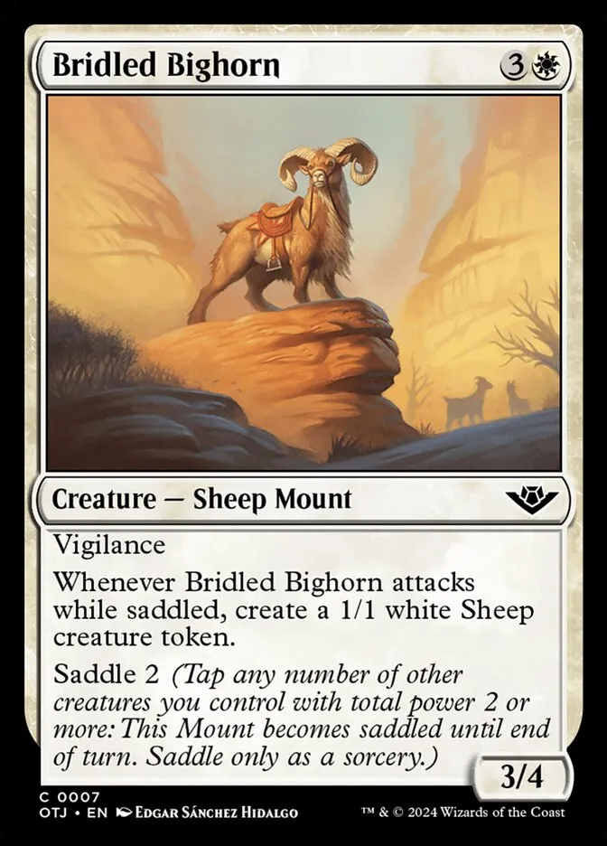 Bridled Bighorn Front Face