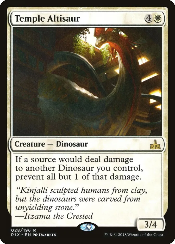 Temple Altisaur Front Face