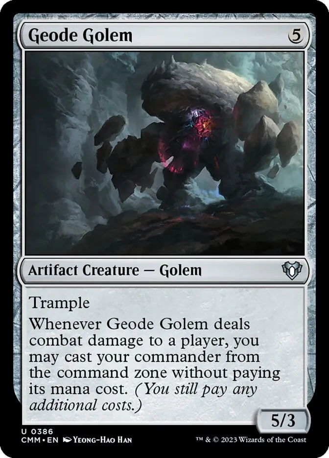 Geode Golem Front Face