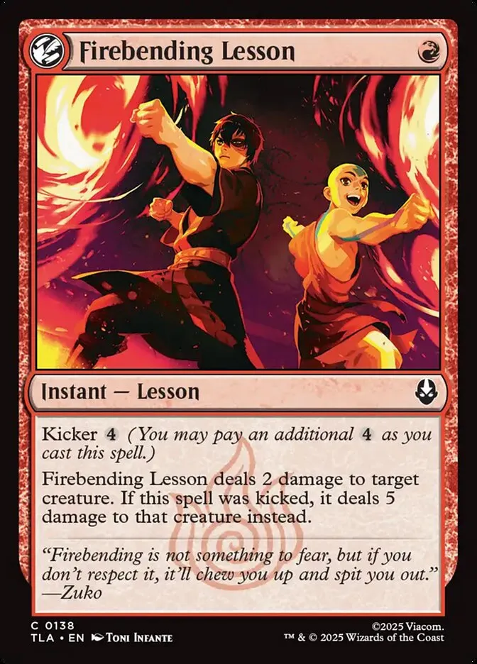 Firebending Lesson Front Face