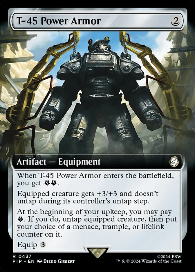 T-45 Power Armor Front Face