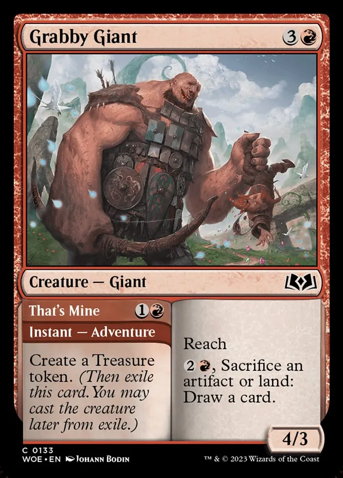 Grabby Giant // That's Mine Front Face
