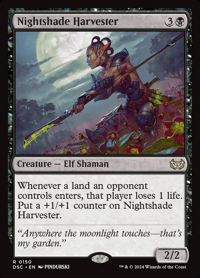 Nightshade Harvester Front Face