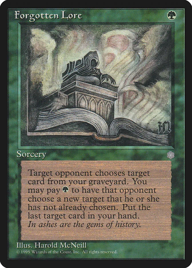 Forgotten Lore Front Face