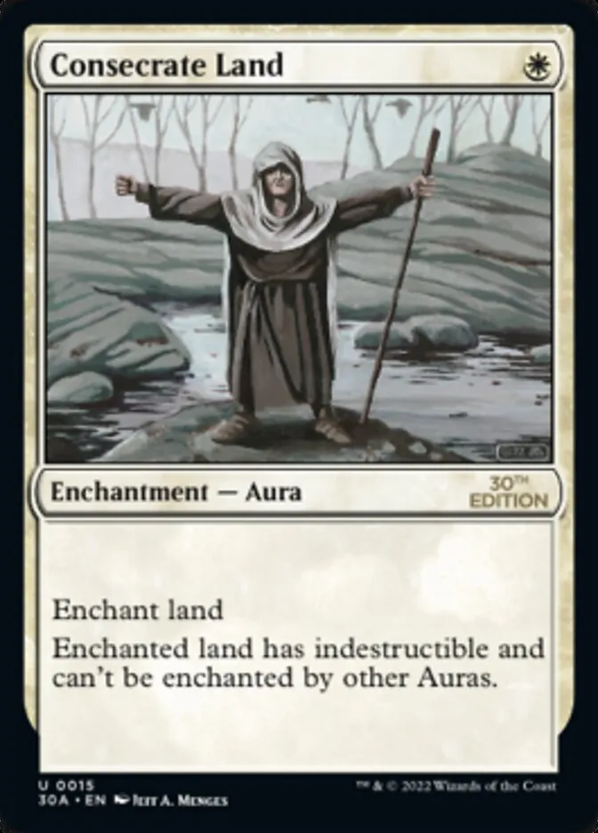 Consecrate Land Front Face