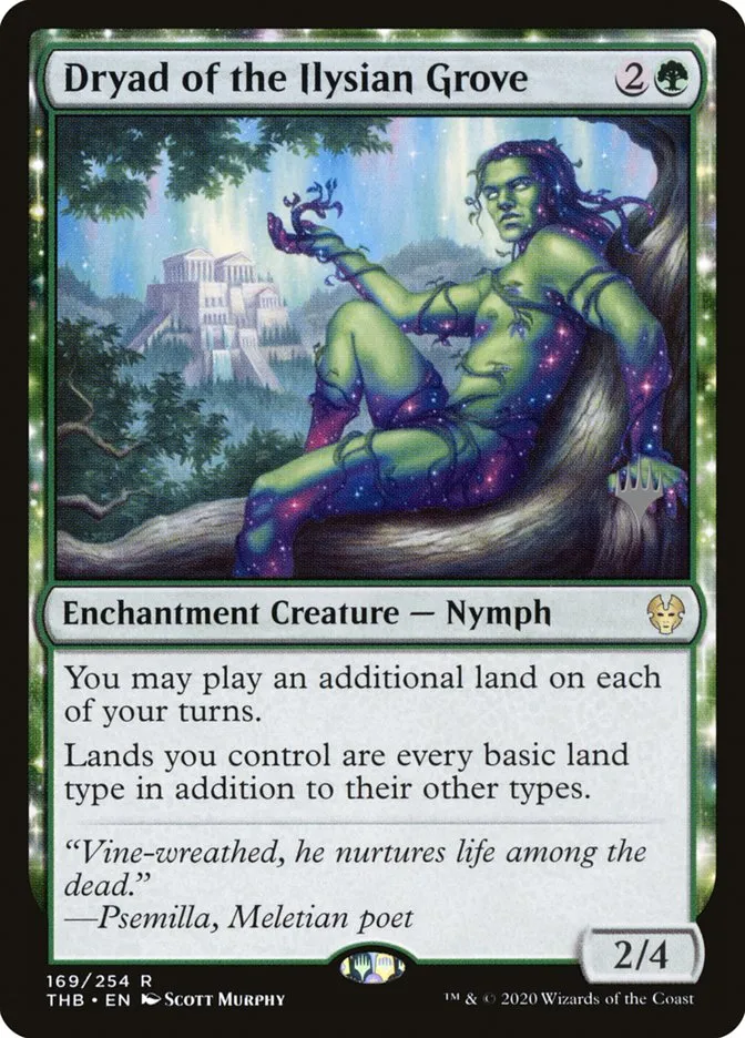Dryad of the Ilysian Grove Front Face