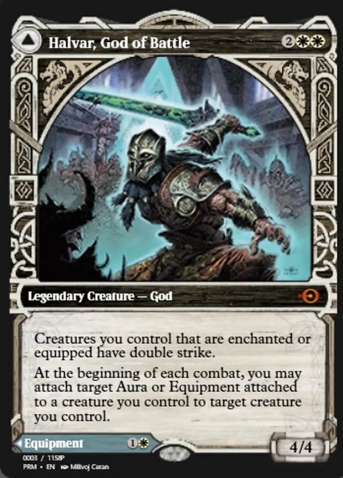 Halvar, God of Battle // Sword of the Realms