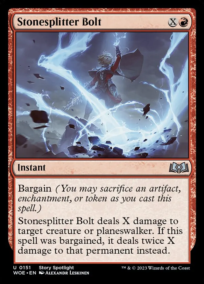 Stonesplitter Bolt Front Face