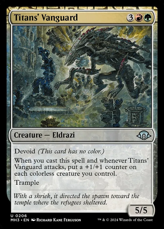 Titans' Vanguard Front Face