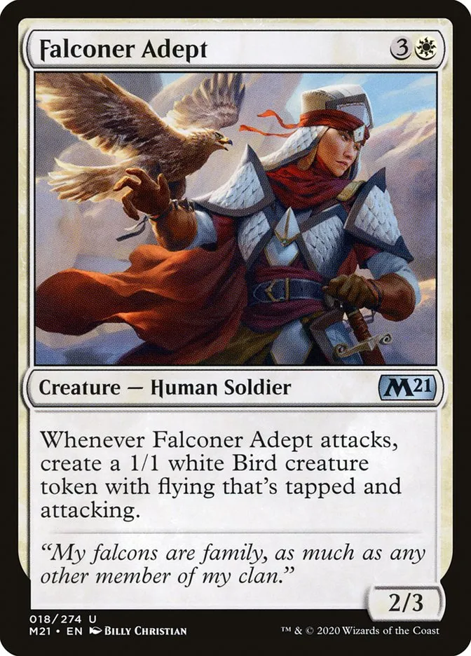 Falconer Adept Front Face