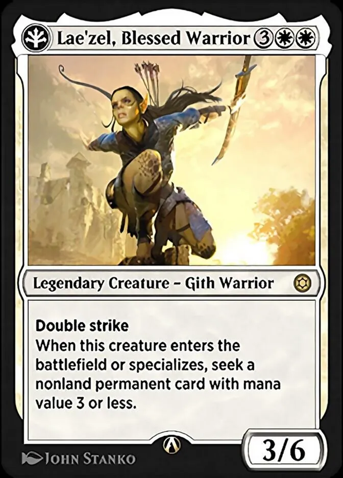 Lae'zel, Blessed Warrior Front Face