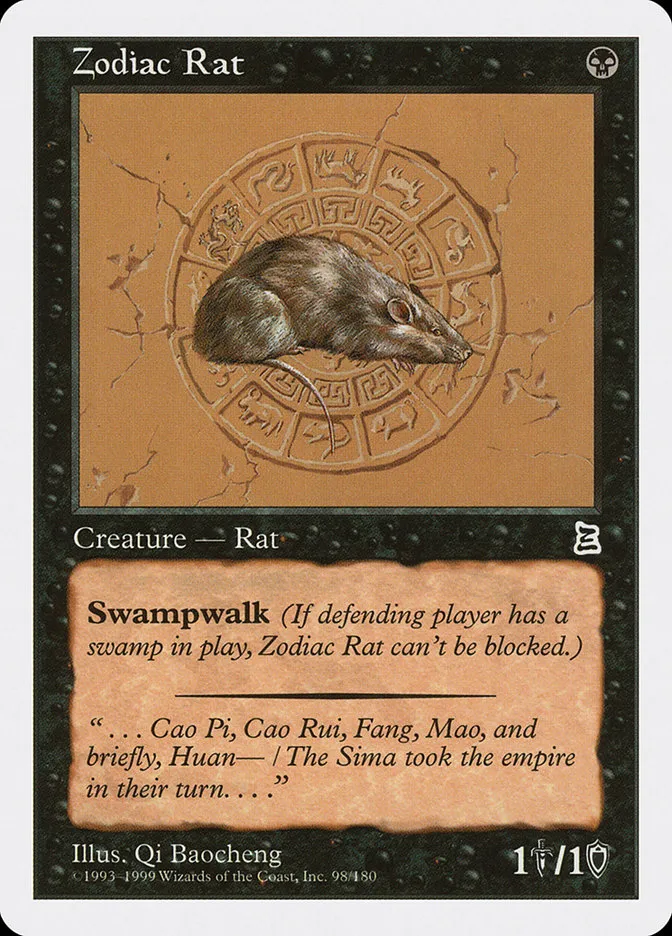 Zodiac Rat Front Face