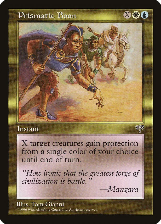Prismatic Boon Front Face