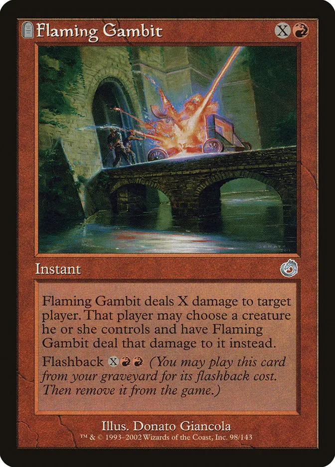 Flaming Gambit Front Face