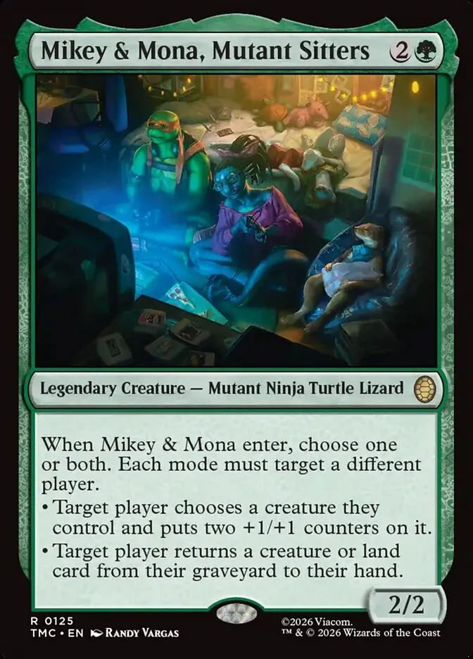 Mikey & Mona, Mutant Sitters Front Face
