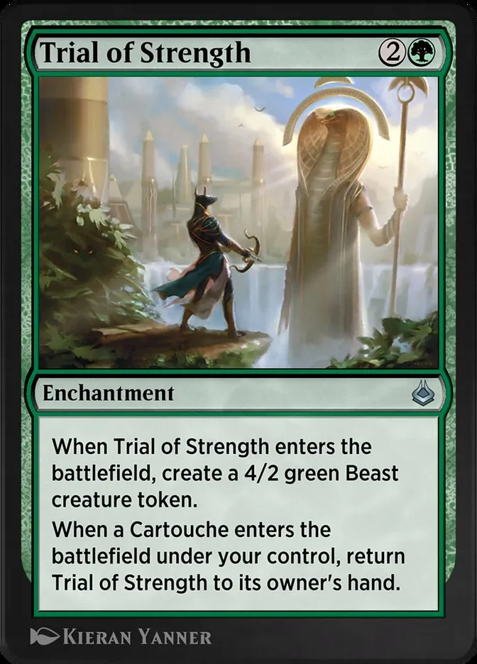 Trial of Strength Front Face