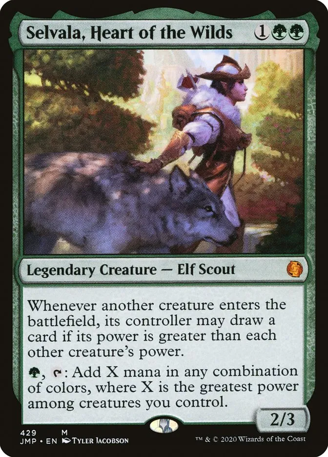 Selvala, Heart of the Wilds Front Face