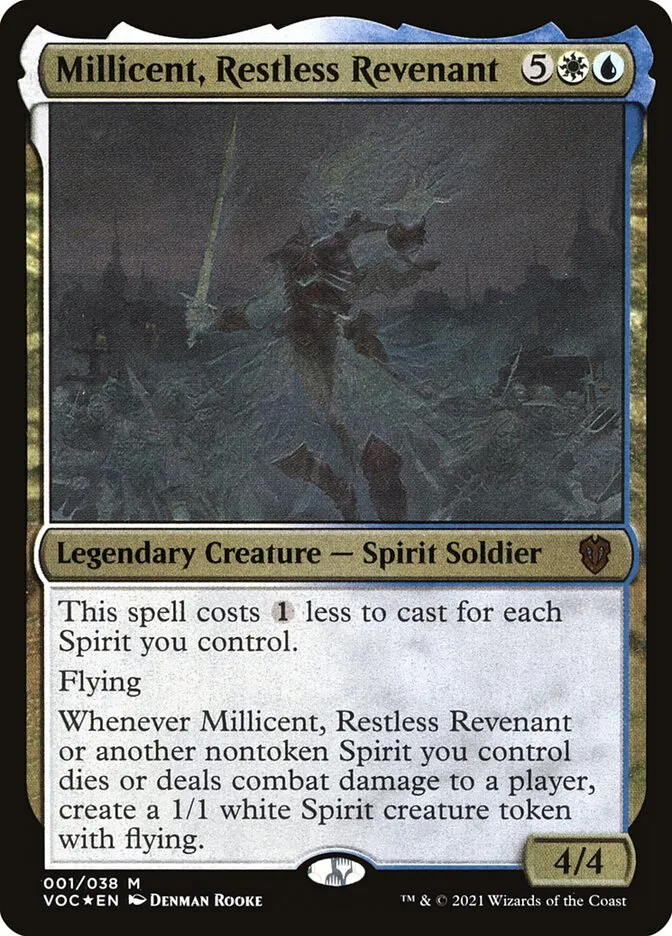 Millicent, Restless Revenant Front Face