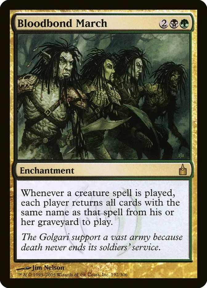 Bloodbond March Front Face