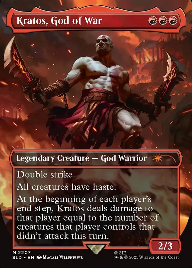Kratos, God of War Front Face