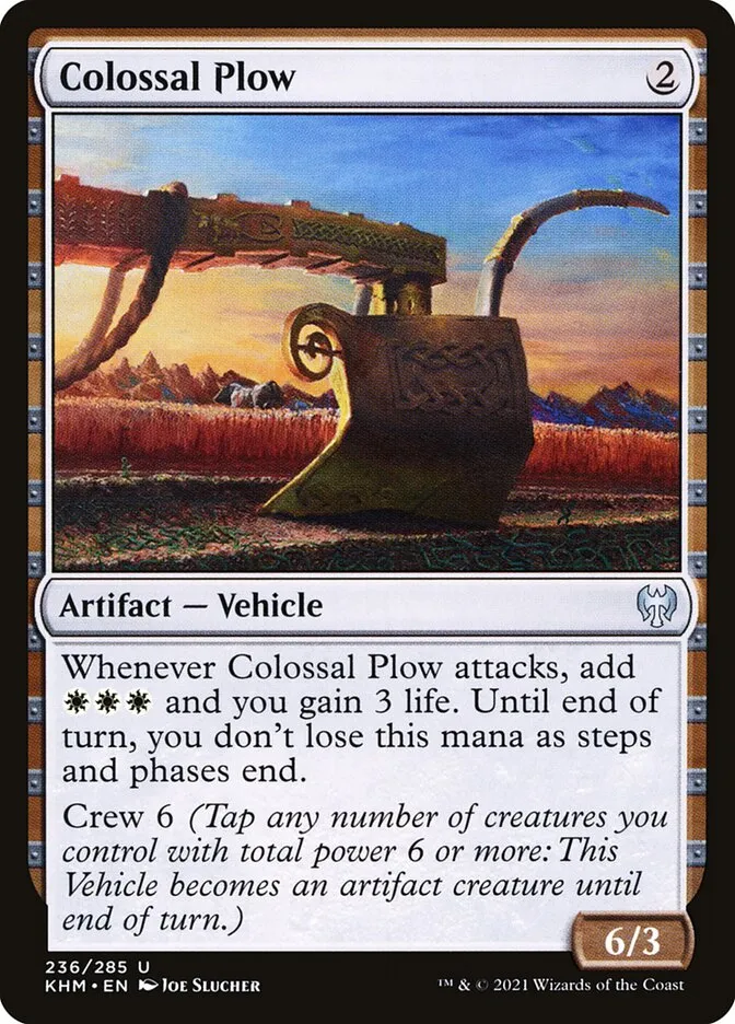 Colossal Plow Front Face