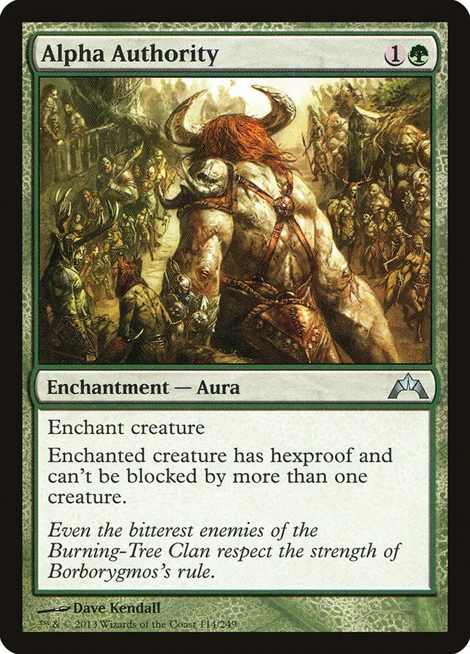 Alpha Authority Front Face