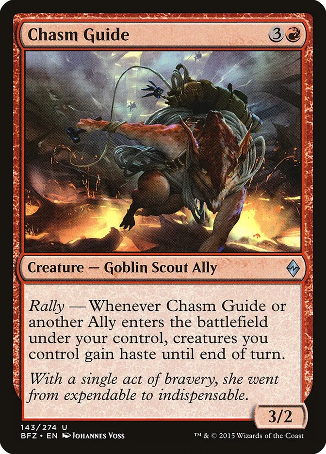 Chasm Guide Front Face