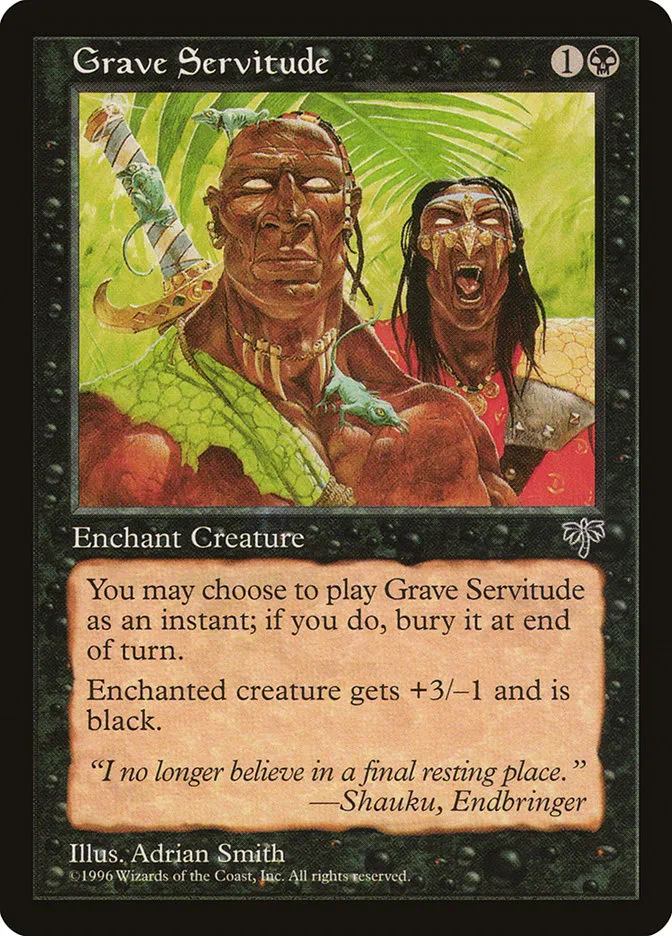 Grave Servitude Front Face