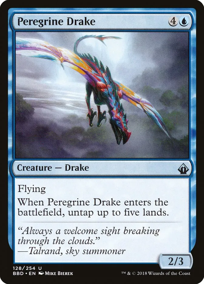 Peregrine Drake Front Face