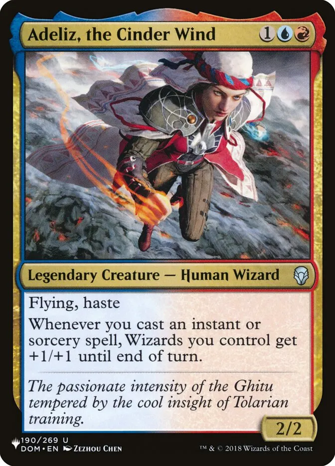 Adeliz, the Cinder Wind Front Face