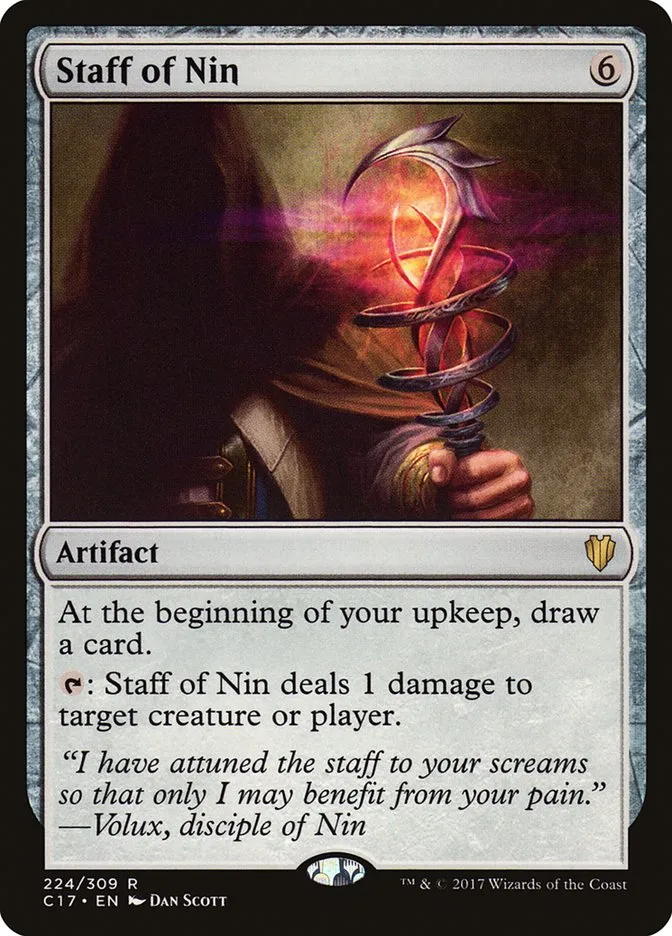 Staff of Nin Front Face