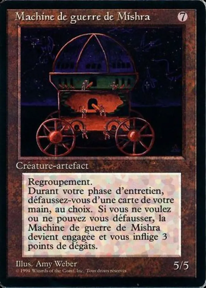Mishra's War Machine Front Face