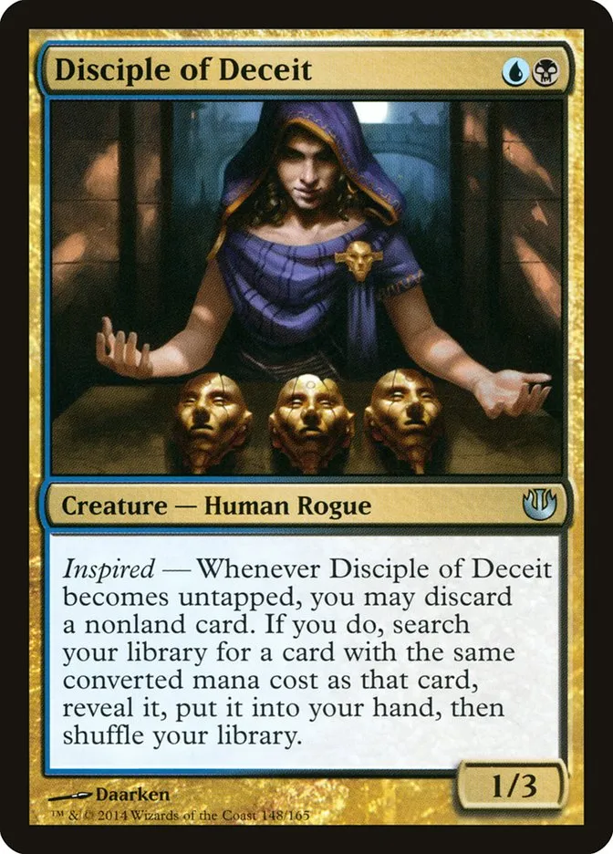 Disciple of Deceit Front Face