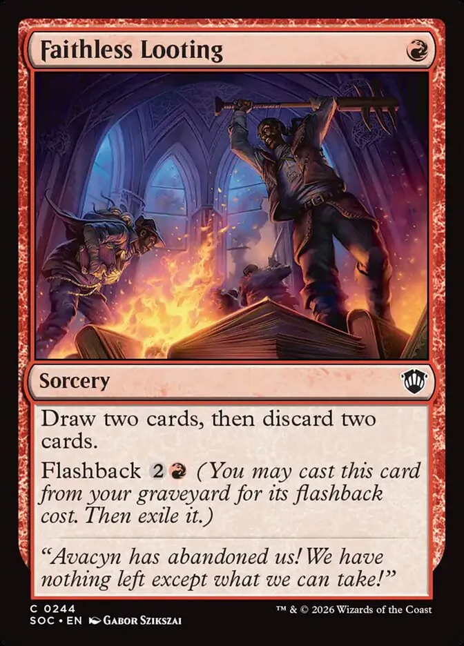 Faithless Looting Front Face