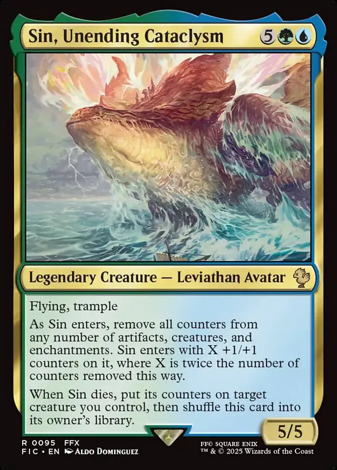 Sin, Unending Cataclysm Front Face