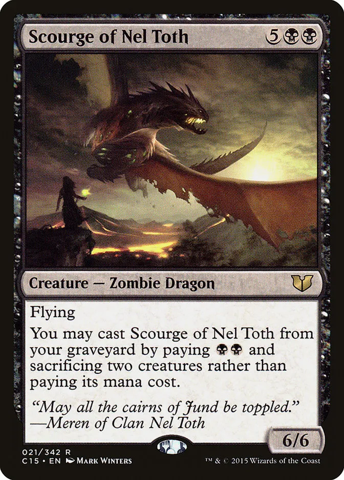 Scourge of Nel Toth Front Face