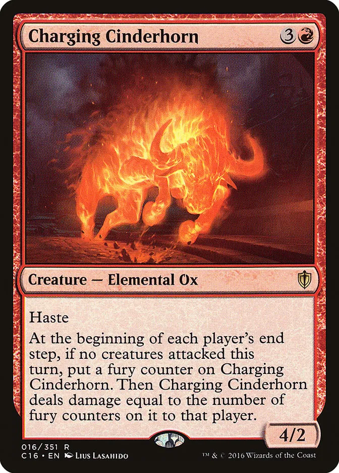 Charging Cinderhorn Front Face