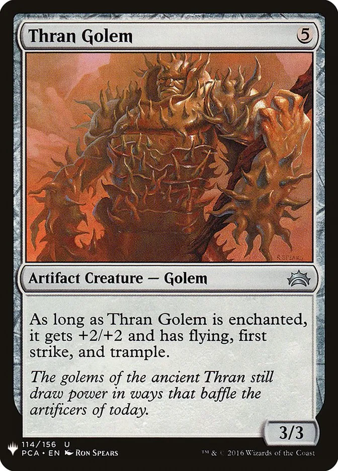 Thran Golem Front Face