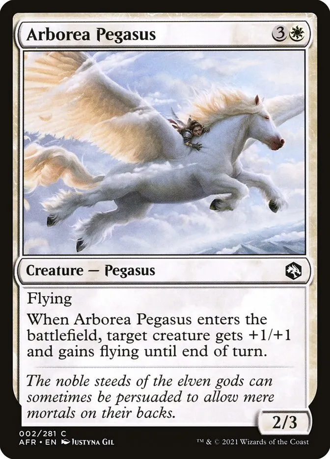 Arborea Pegasus Front Face