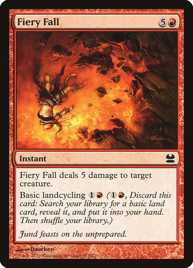 Fiery Fall Front Face