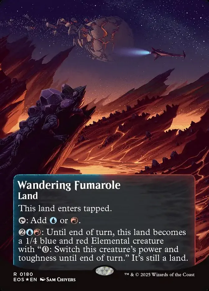 Wandering Fumarole Front Face