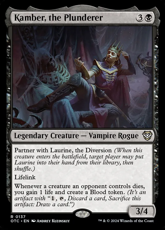 Kamber, the Plunderer Front Face