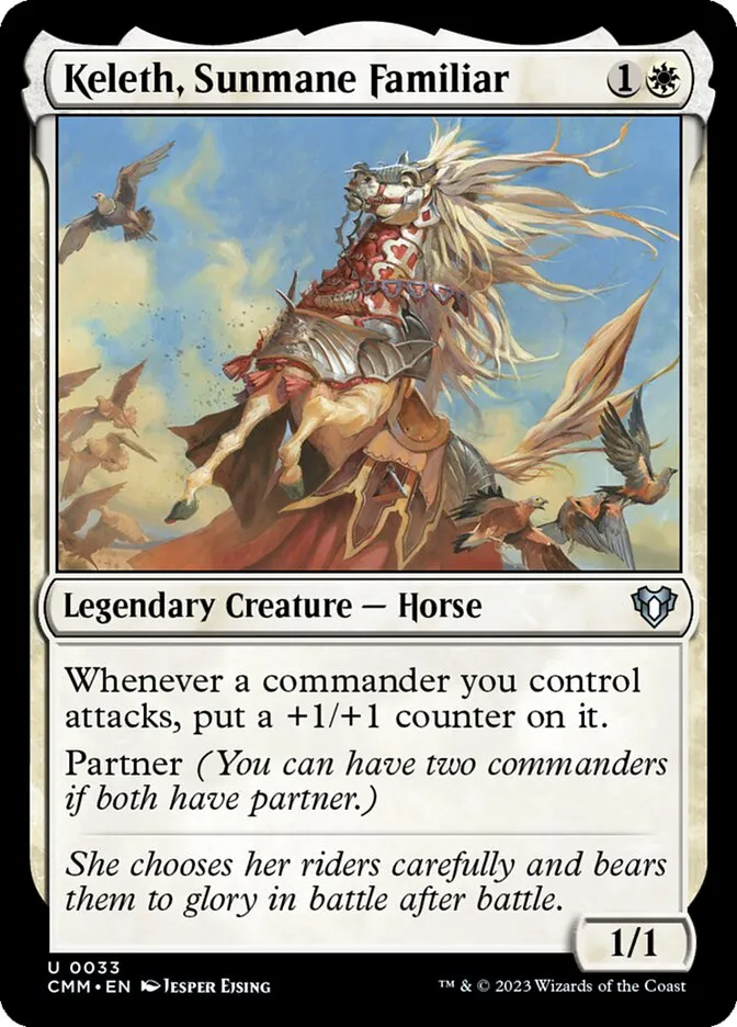 Keleth, Sunmane Familiar Front Face