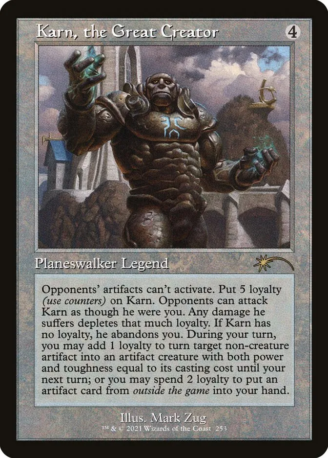 Karn, the Great Creator Front Face