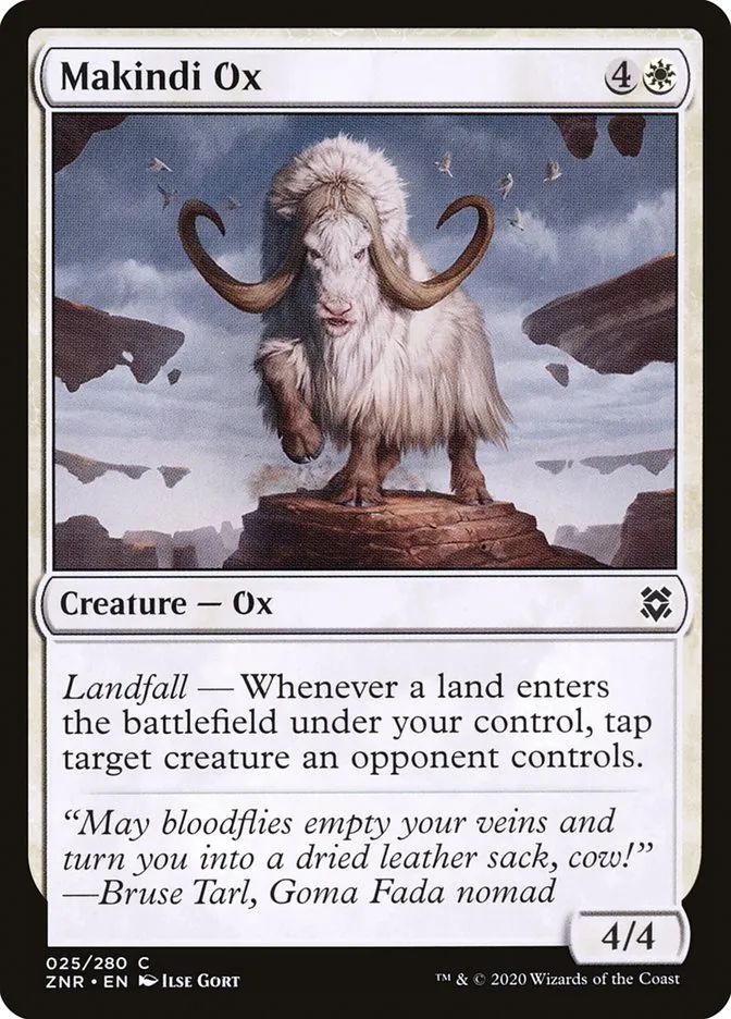 Makindi Ox Front Face