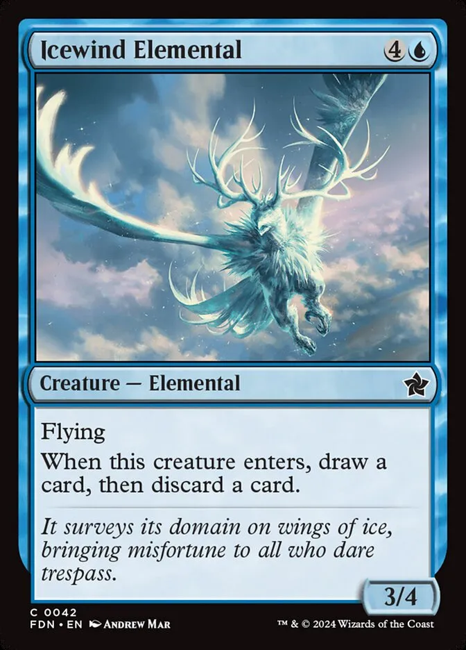 Icewind Elemental Front Face