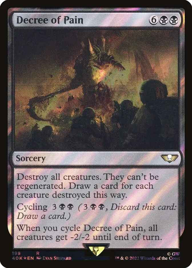 Decree of Pain Front Face