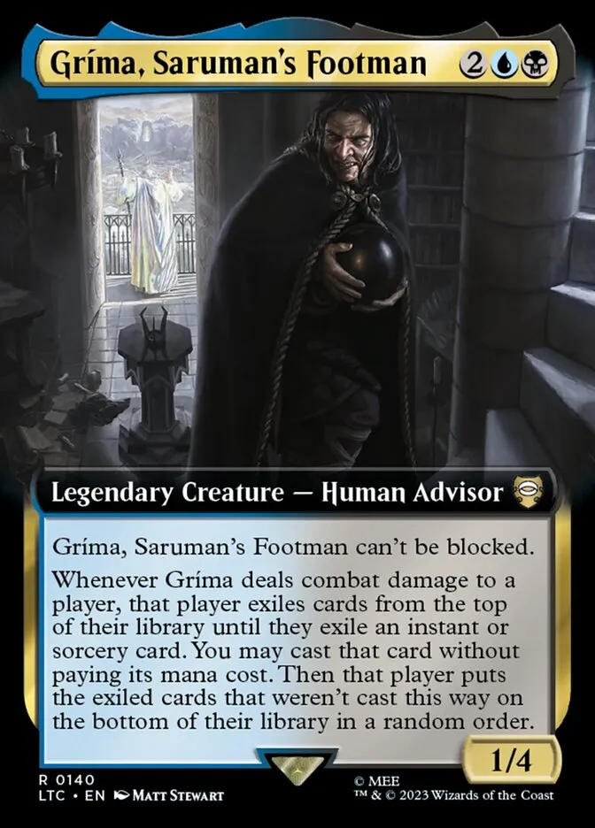 Gríma, Saruman's Footman Front Face