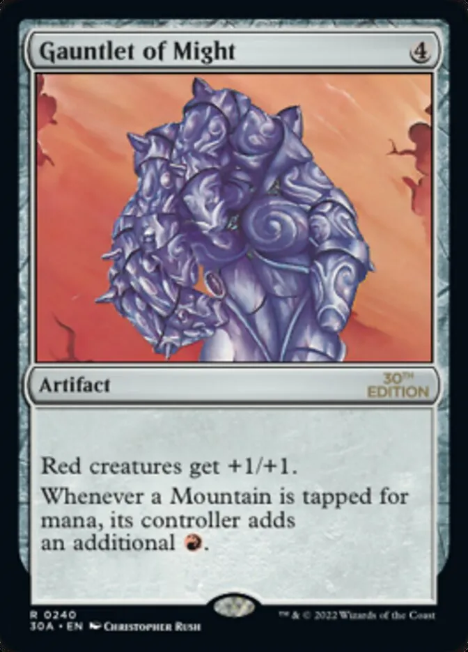 Gauntlet of Might Front Face